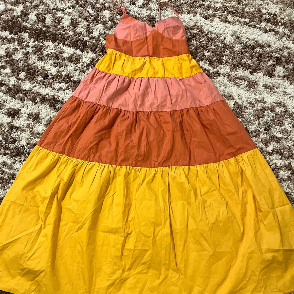 L.I.F.E Dresses  L.I.F.E Love Is for Eternity Maxi Colorful Dress, Size medium.